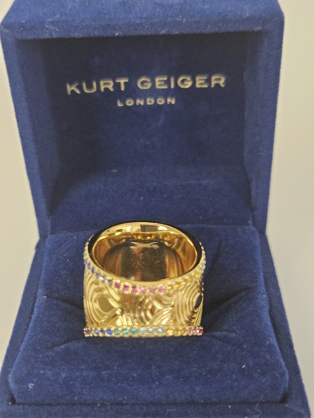 Kurt Geiger NWT Embellished Ring - Picture 2 of 7